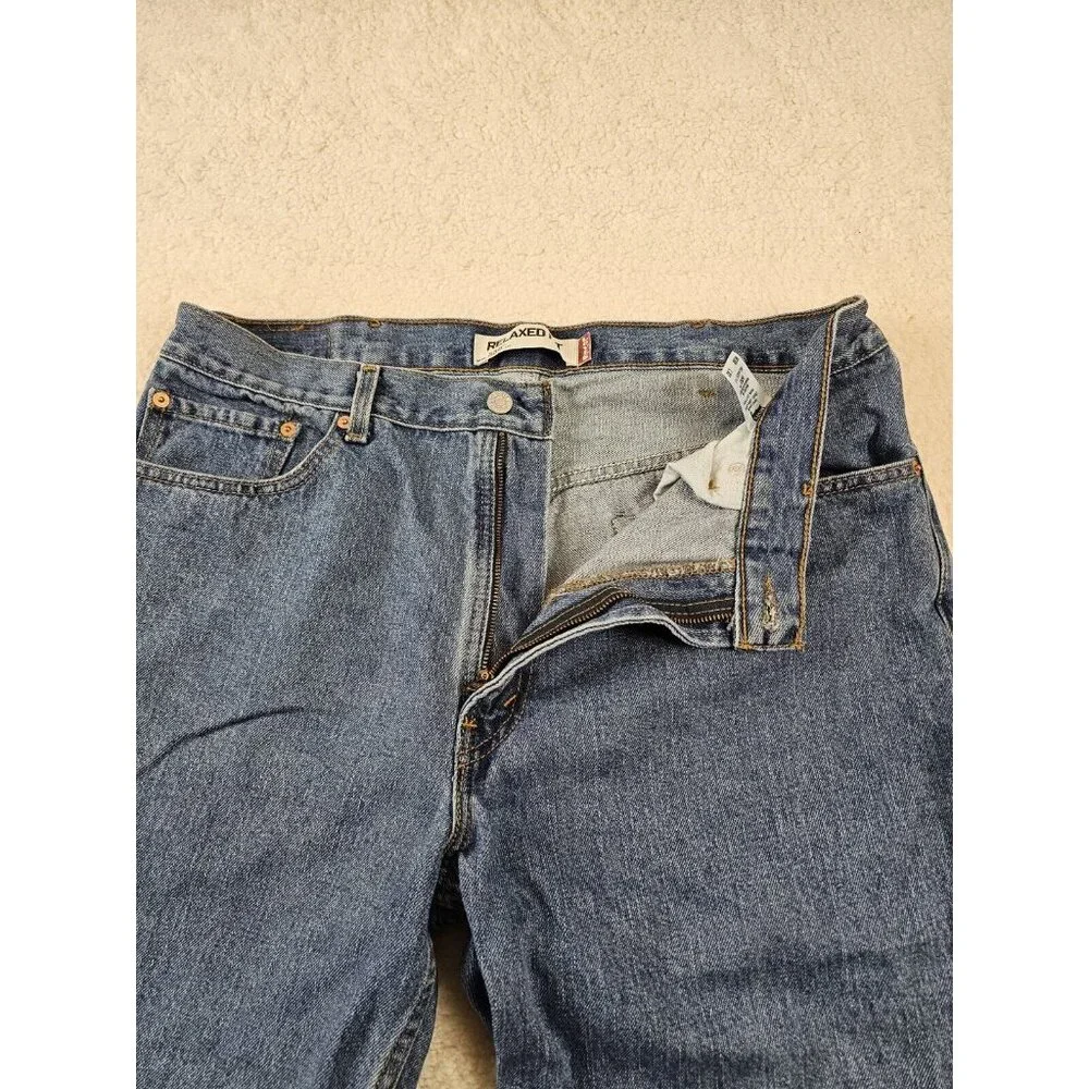 Vintage Levi's 550 Jeans Mens 38x32 Relaxed Fit‎ Medium Wash Blue Preppy Y2K Dad